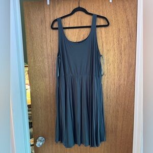 Quince tencel jersey fit and flare dress